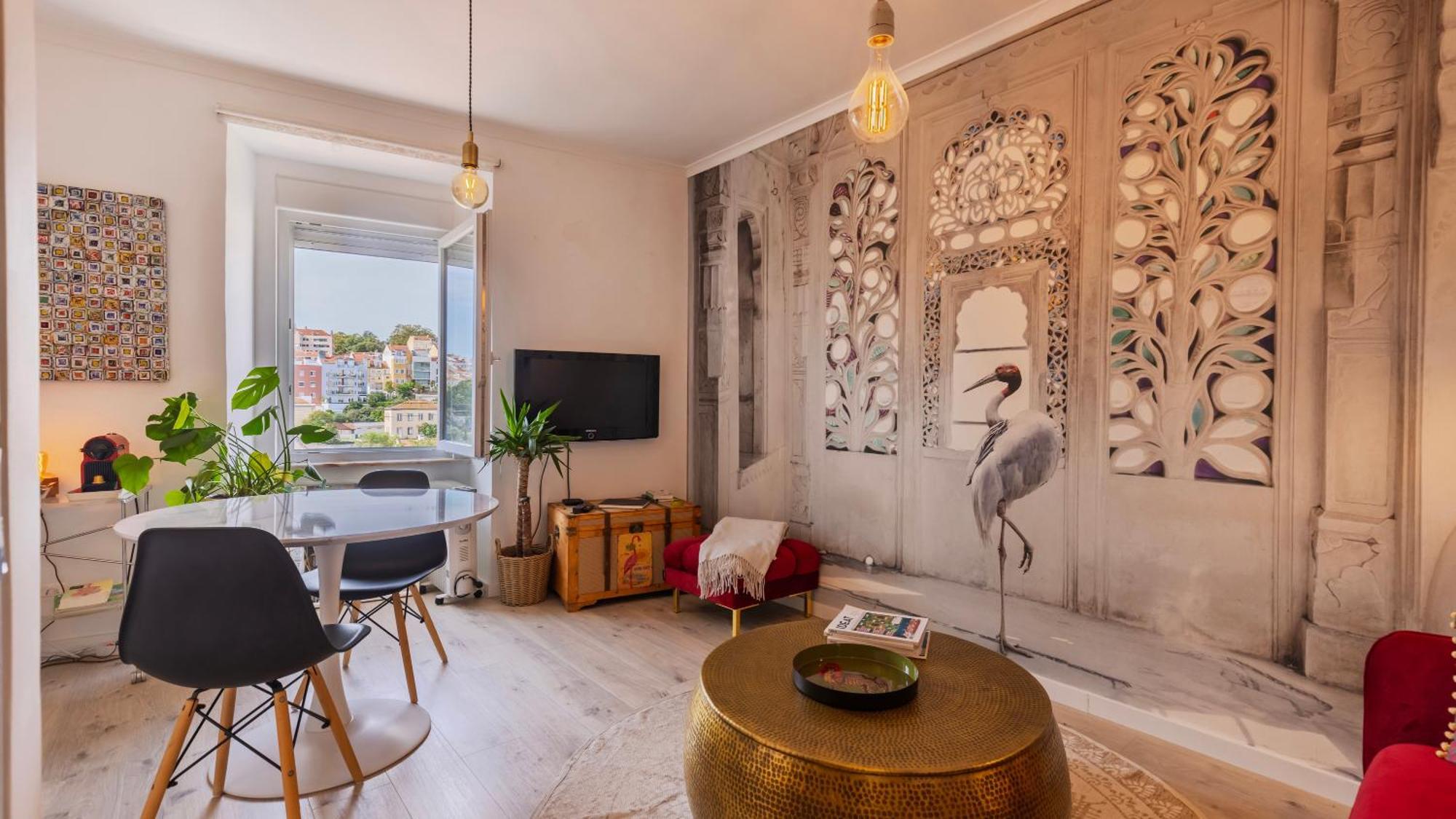 Sunny Design Apt In Praca Das Flores By Lovelystay Lisboa Eksteriør bilde